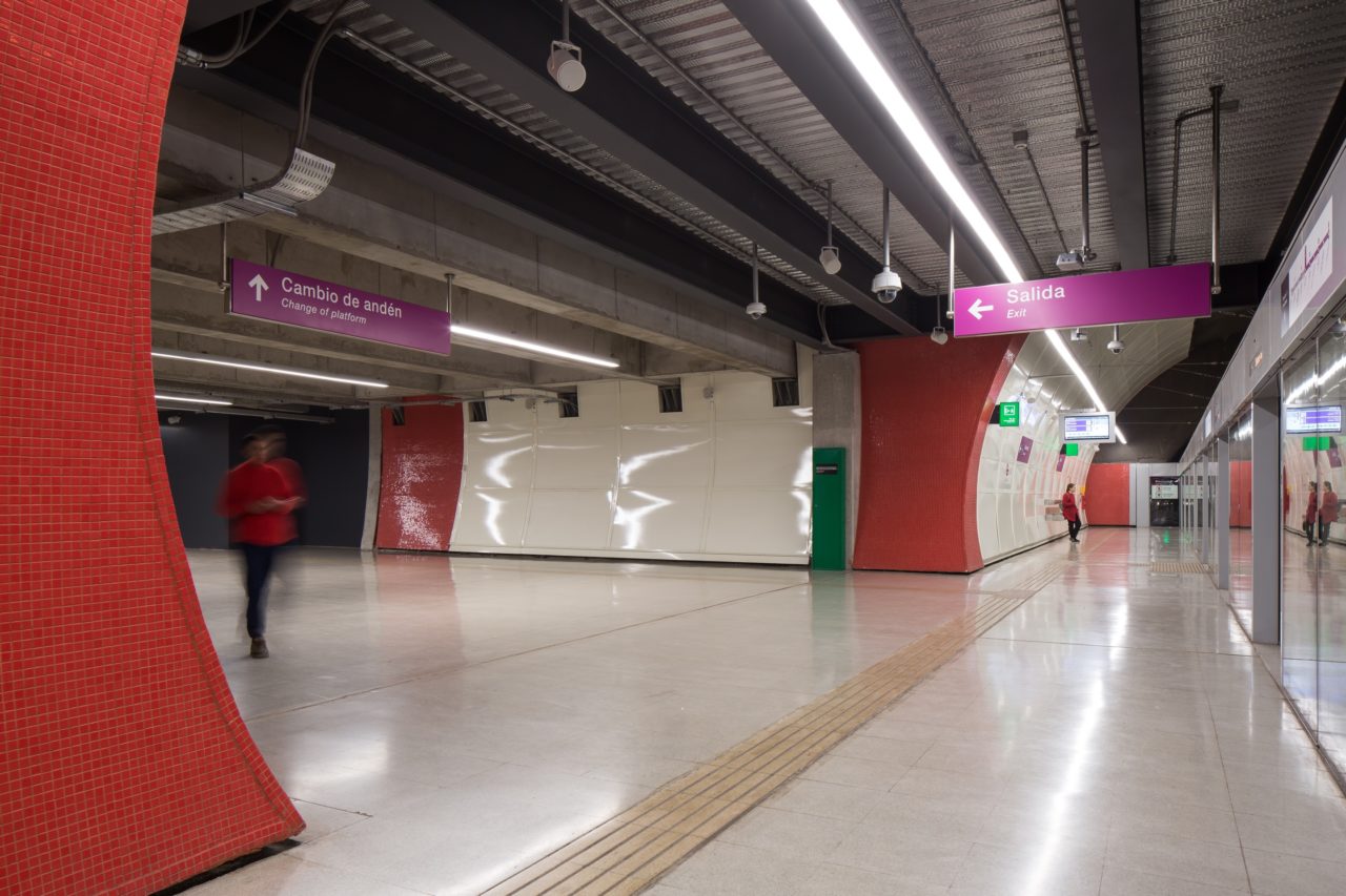 Line 6 Santiago Metro Stations by IDOM