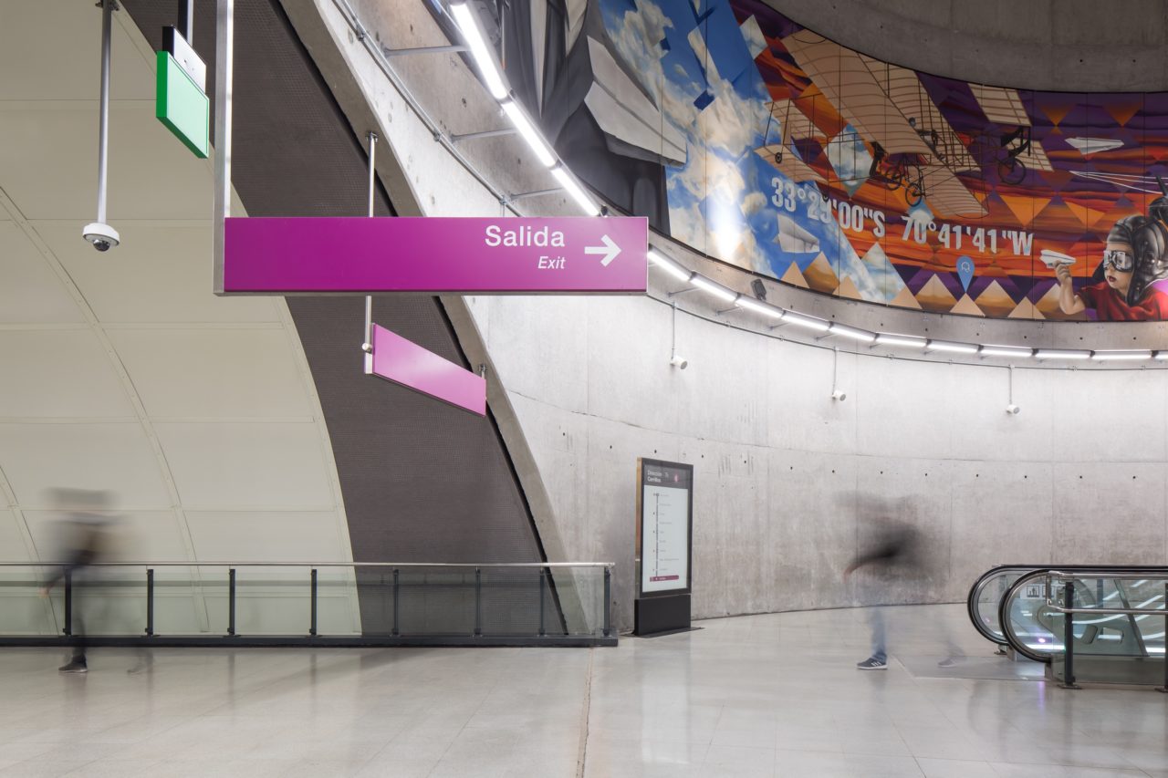 Line 6 Santiago Metro Stations by IDOM