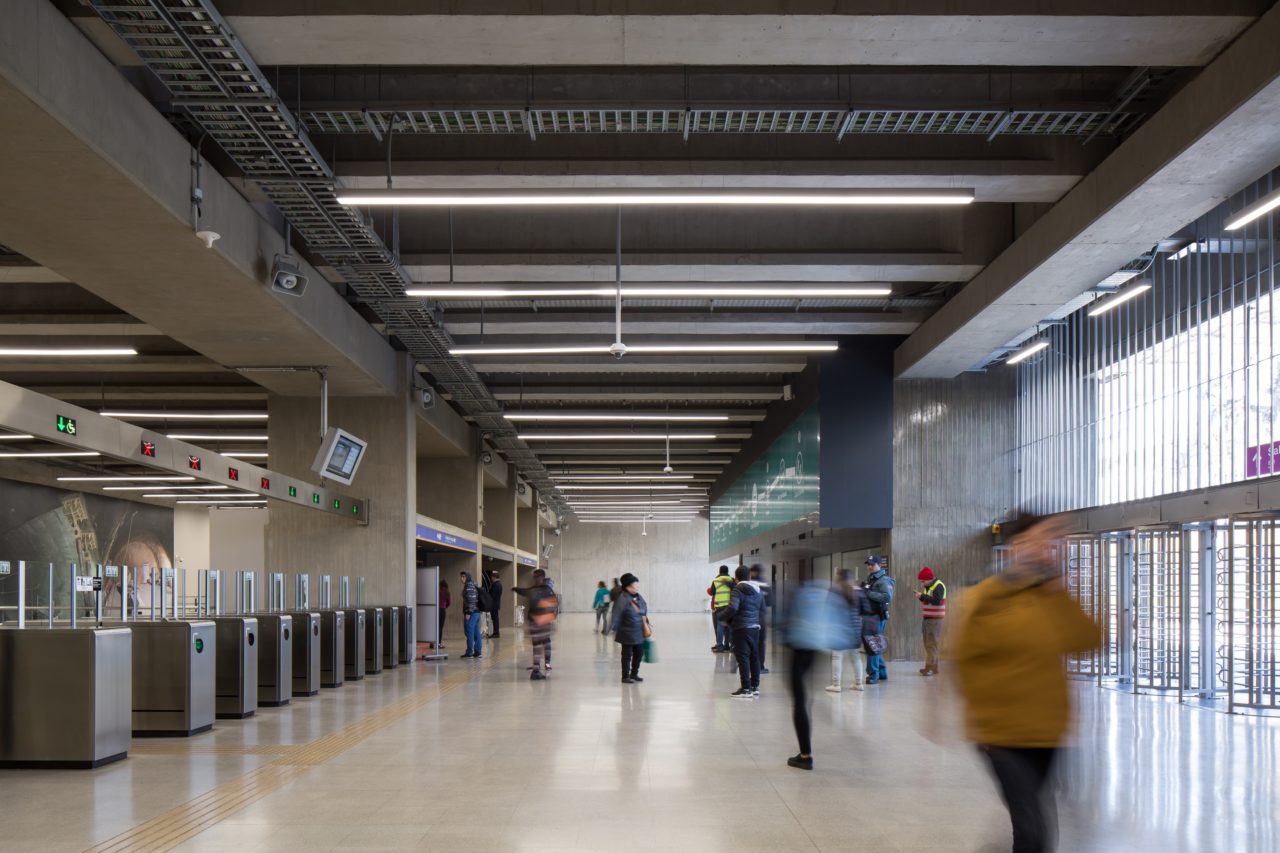 Line 6 Santiago Metro Stations by IDOM