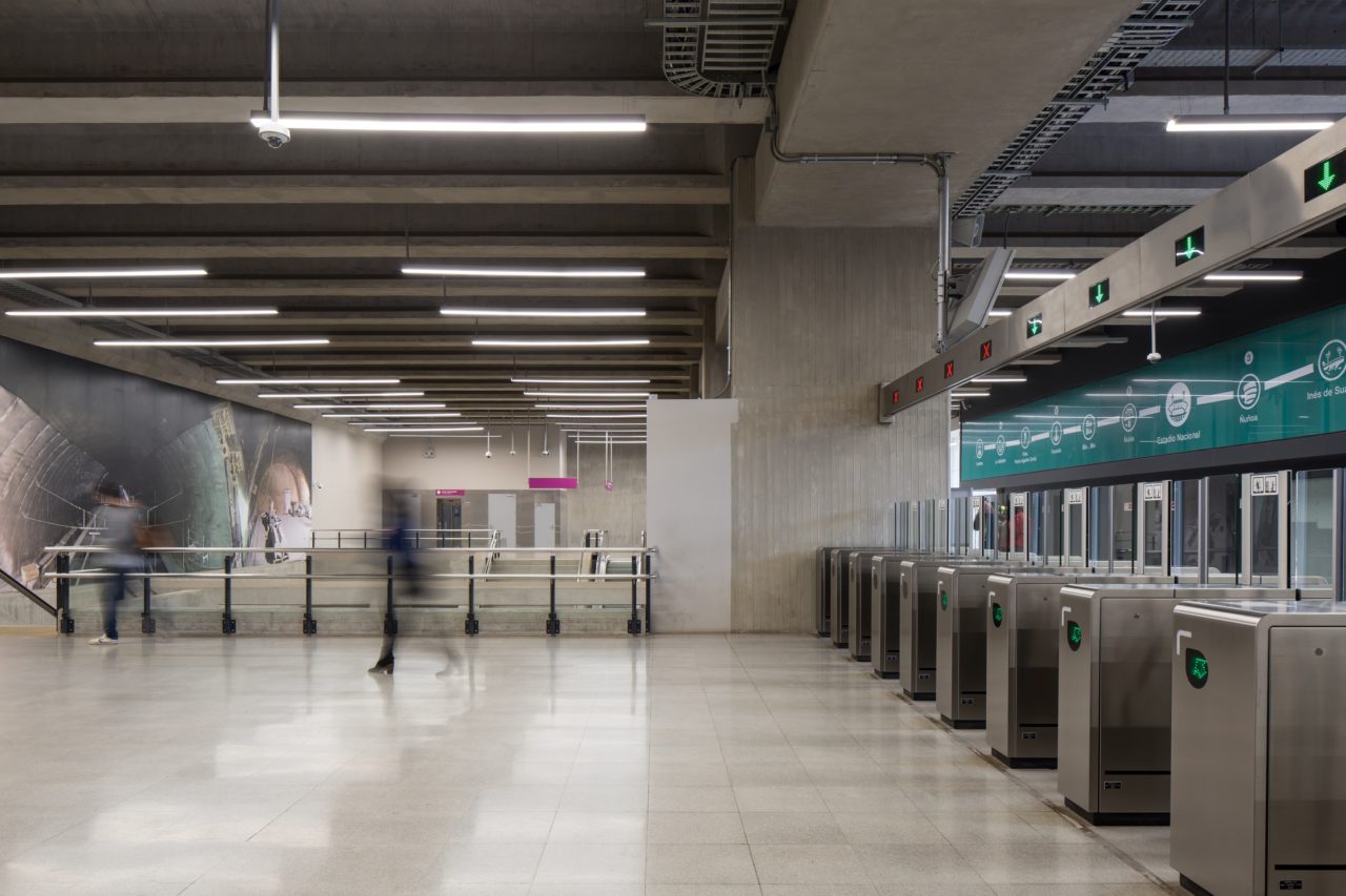 Line 6 Santiago Metro Stations by IDOM