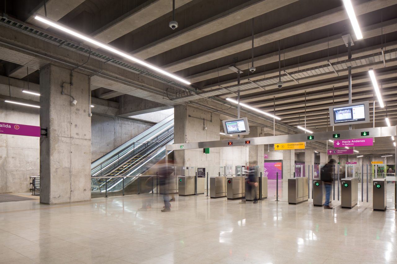 Line 6 Santiago Metro Stations by IDOM