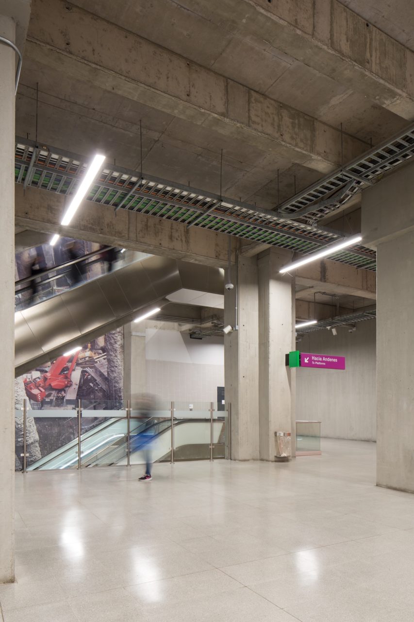 Line 6 Santiago Metro Stations by IDOM