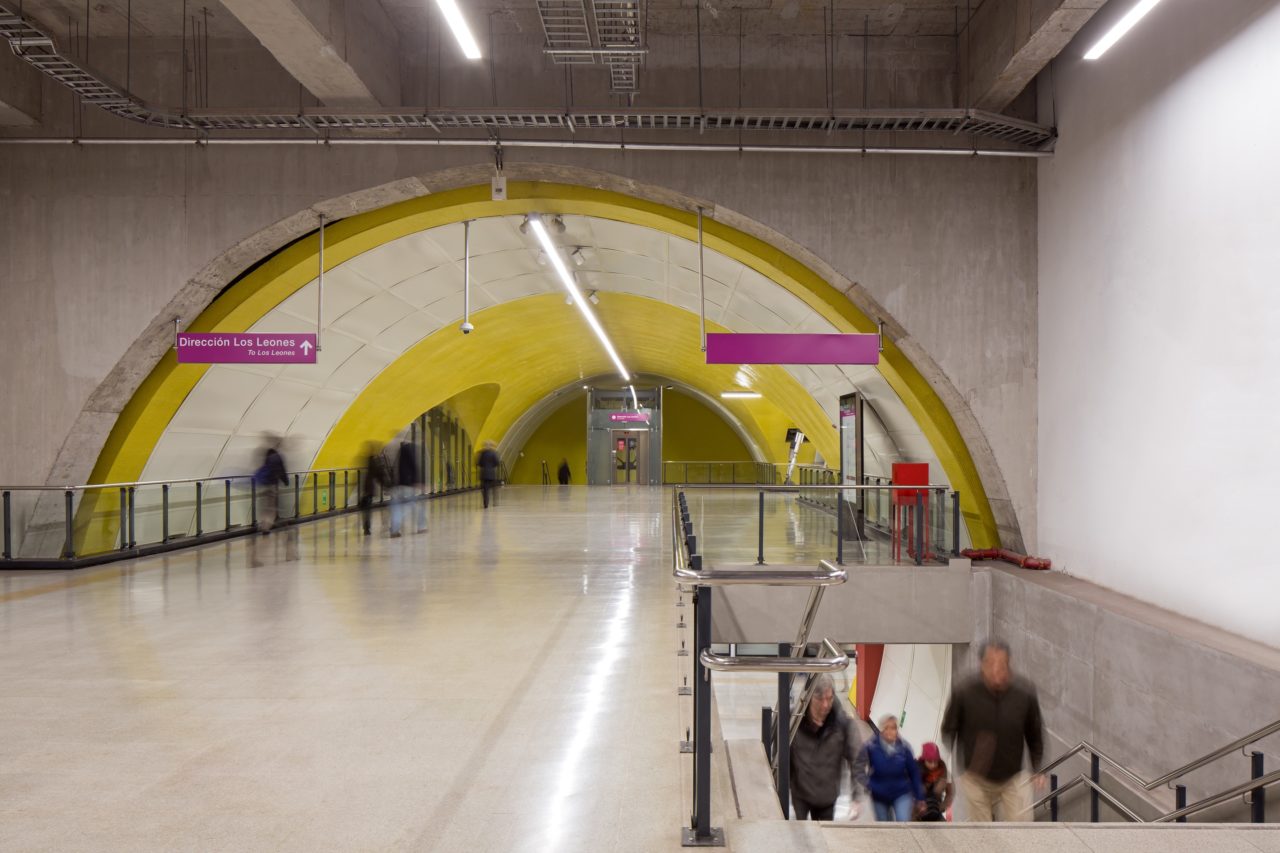 Line 6 Santiago Metro Stations by IDOM