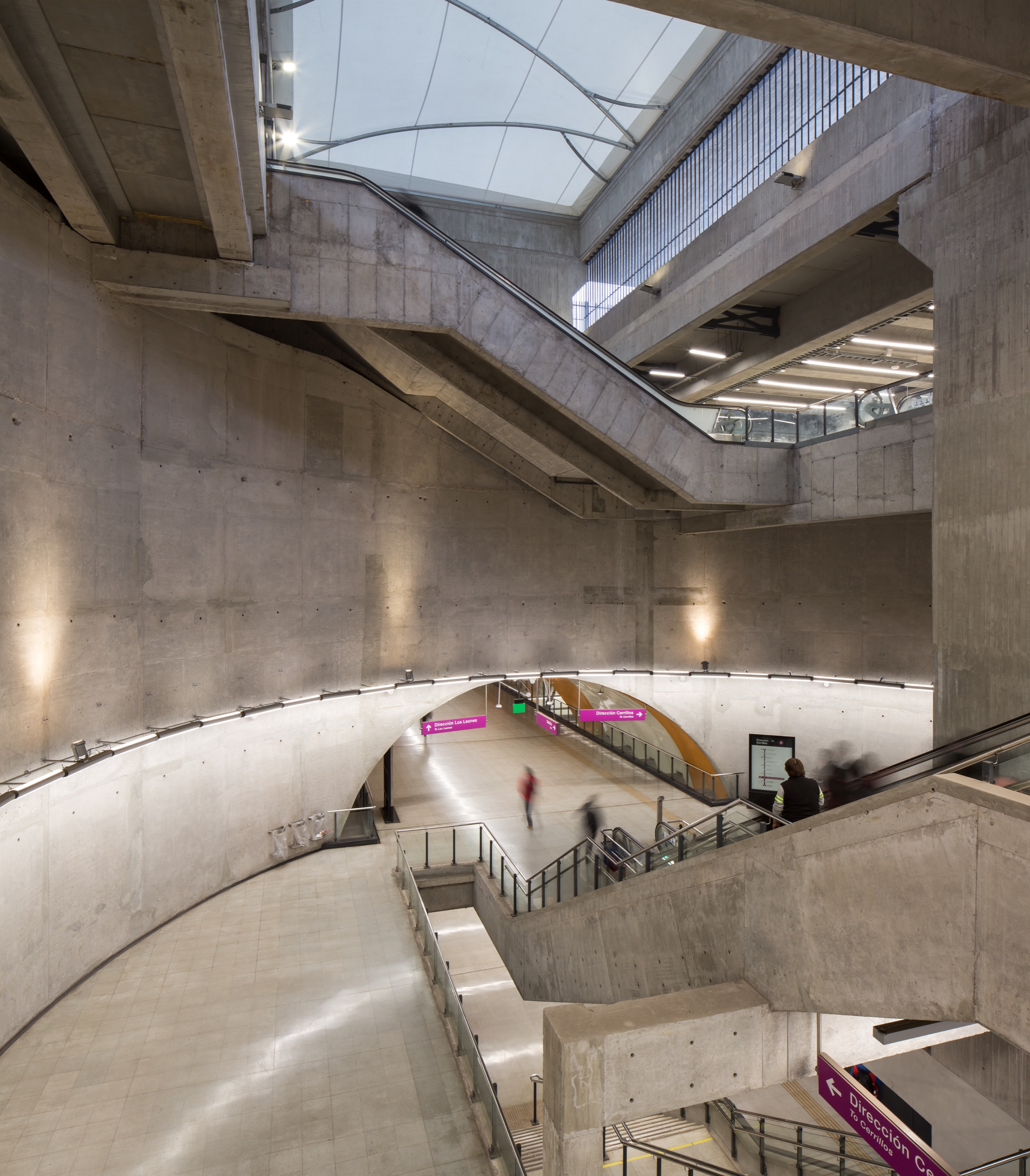 Line 6 Santiago Metro Stations by IDOM